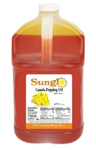 Popcorn Supplies - Gallon Canola Oil